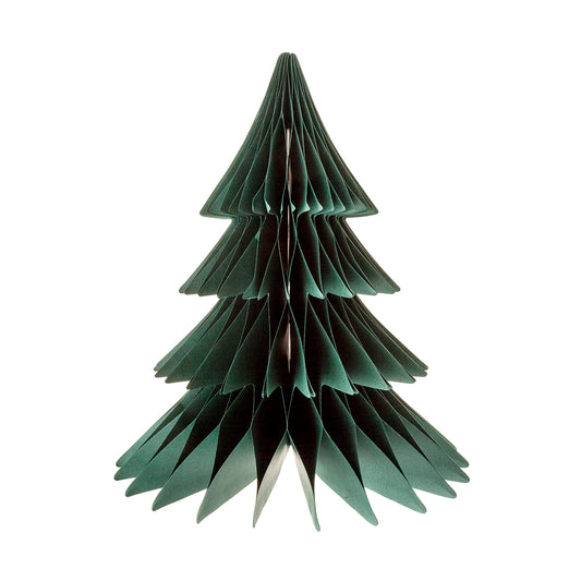 Decoração de árvore de origami