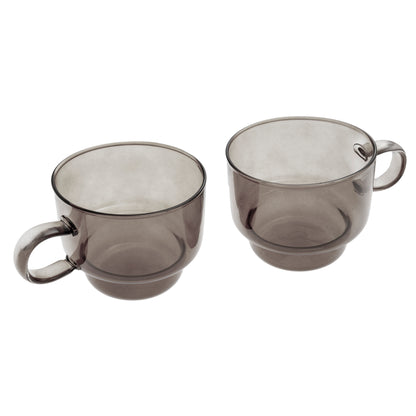Confezione da 2 tazze impilabili 8,6Xx4X8Cm 300Ml Gr.