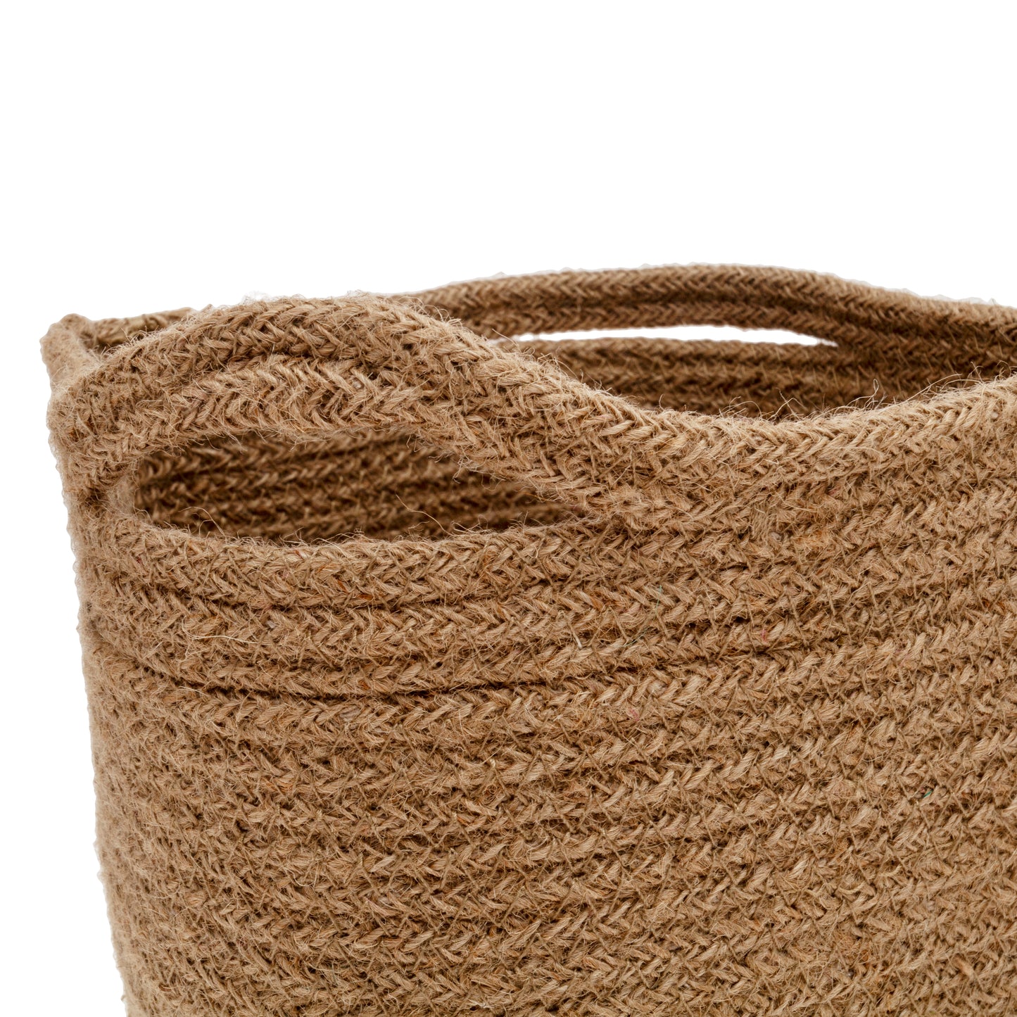 Cesta redonda con asas
