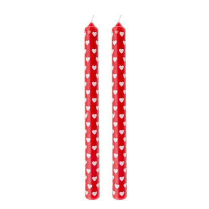 Pack 2 velas bujía corazón