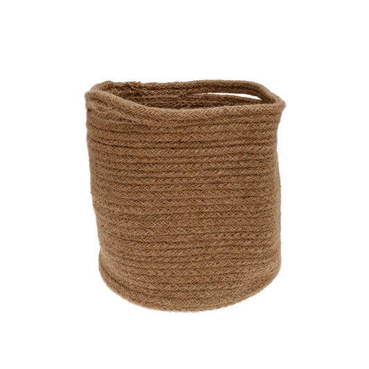 Cesta redonda con asas