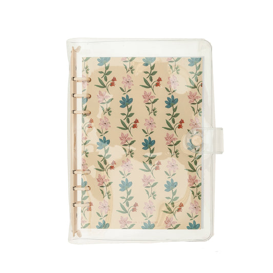 Libreta con anillas floral