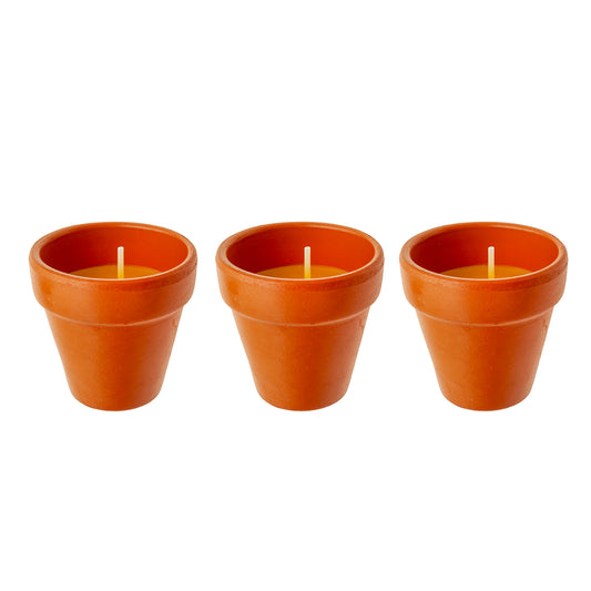 Pack 3 velas citronela