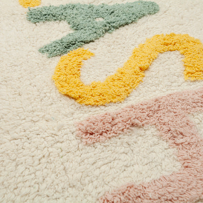 Alfombra de baño mensaje