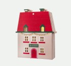 Maison en bois colorée avec lumière