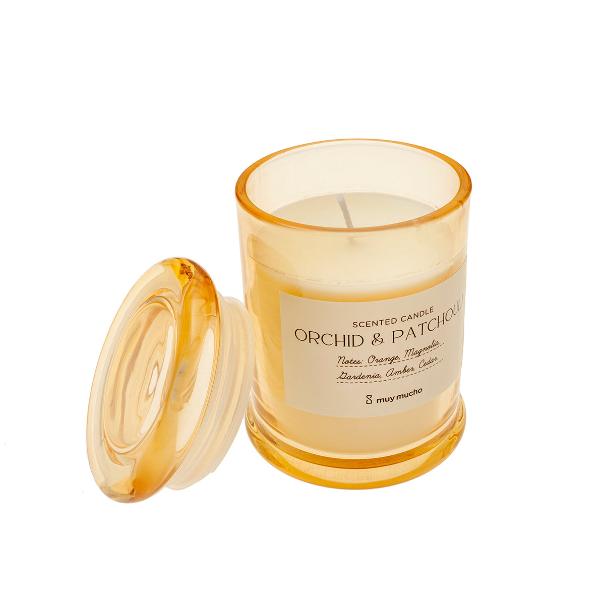 Kerze mit Deckel Orchidee & Patchouli