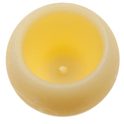 Vela Esférica Led D.12X10Cm Cr.