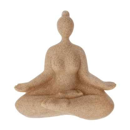 Figura decorativa mujer yoga