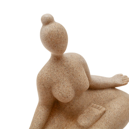 Figura decorativa mujer yoga