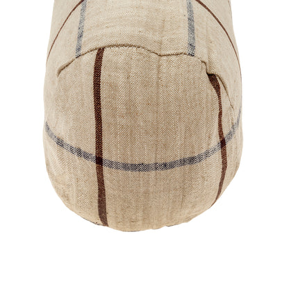 Coussin traversin à carreaux