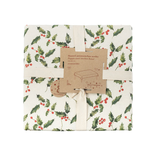 Mantel atimanchas acebo 135x180cm