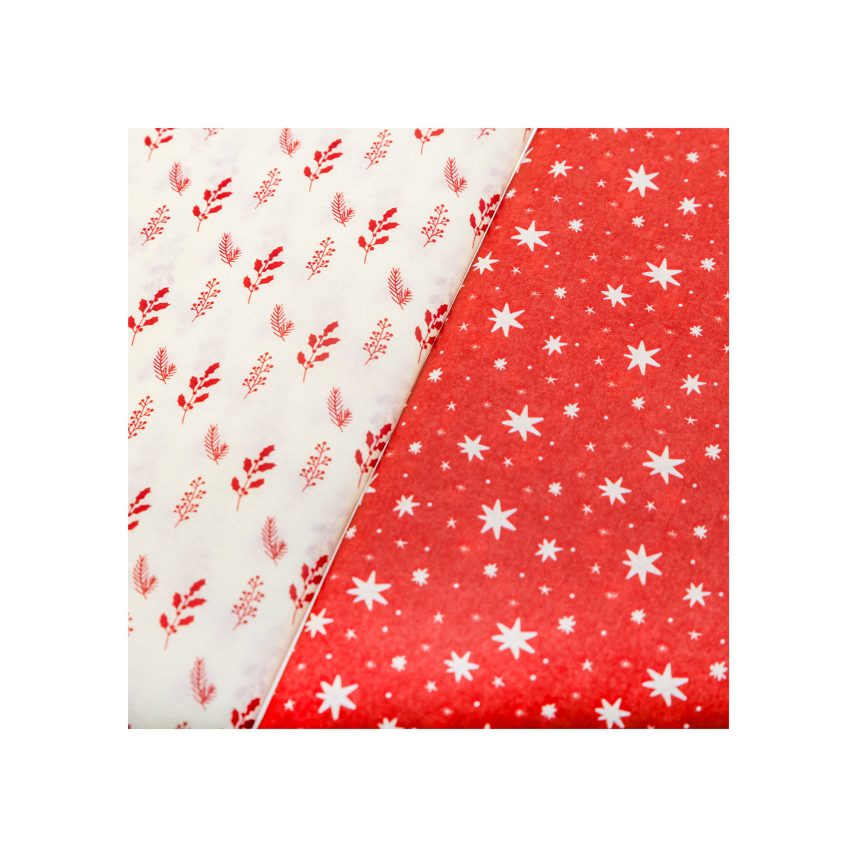 Pack papel de seda dorado y pegatinas