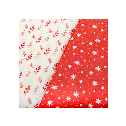 Pack papel de seda dorado y pegatinas