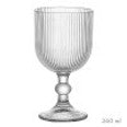 Glazen glas met strepen