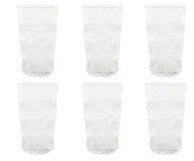 Pack 6 vasos cristal