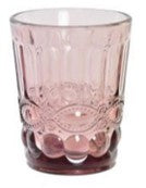 Vaso cristal grabado