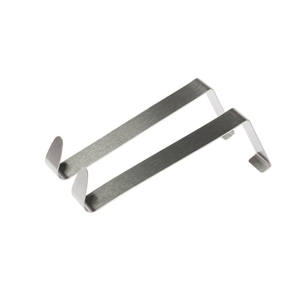 Pack of steel door hangers
