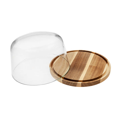 Campana alimentos c/base madera