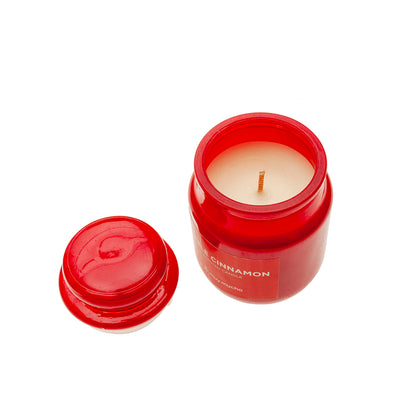 Kaars met deksel appel kaneel 85gr