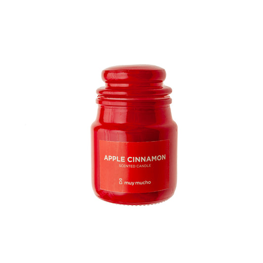 Kaars met deksel appel kaneel 85gr