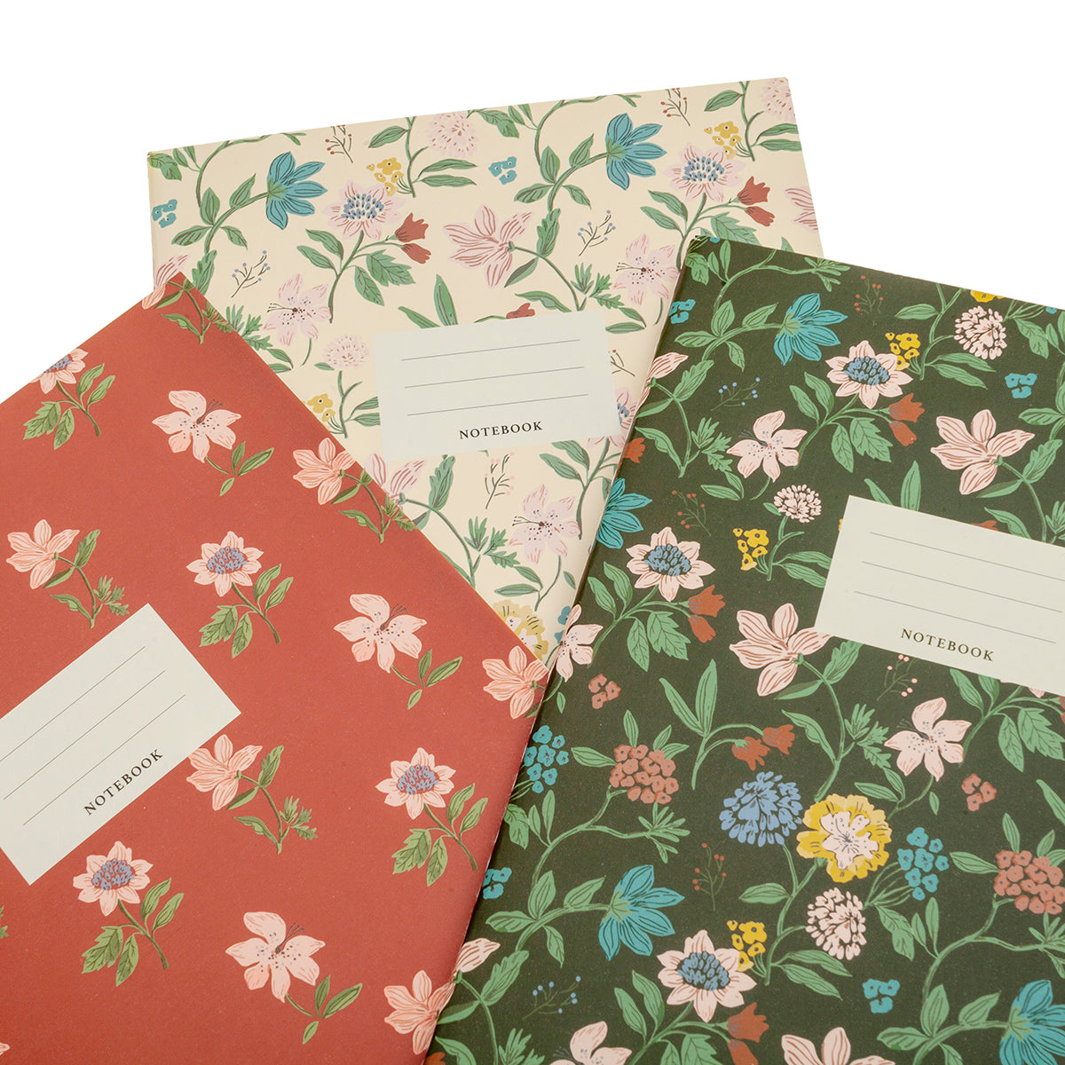 Pack 3 libretas floral