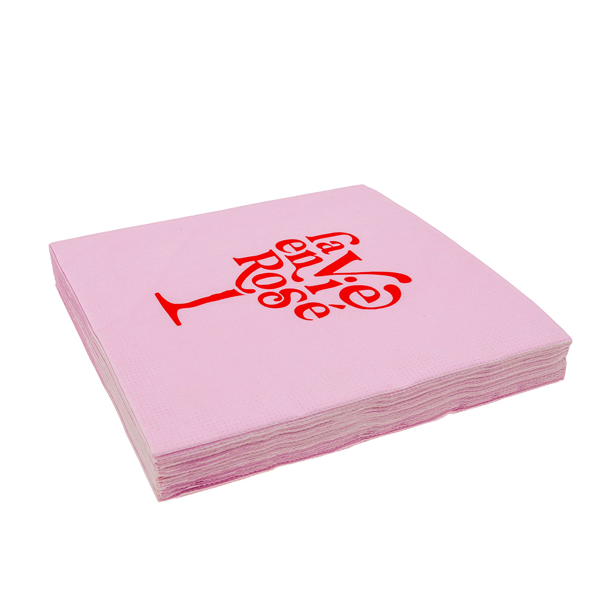 Servilleta papel la vie en rose