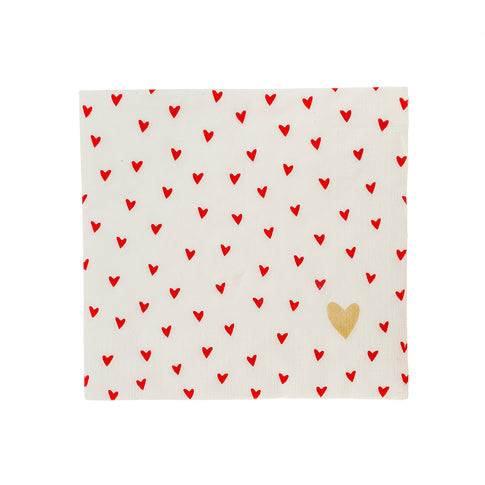 Tovagliolo di carta con cuori