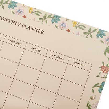 Planner mensile floreale