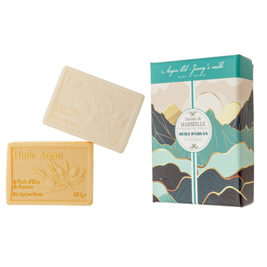 Estuche 2 jabones 125 g rectangulares