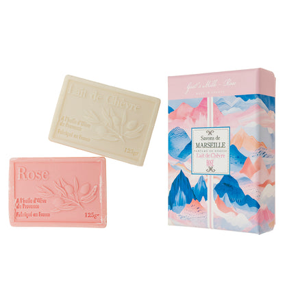 Estuche 2 jabones 125 g rectangulares