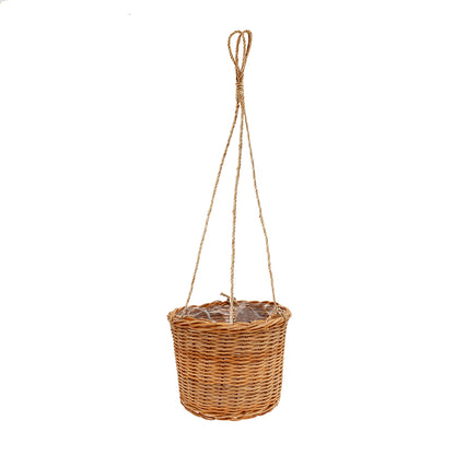 Cesta suspensa de vime