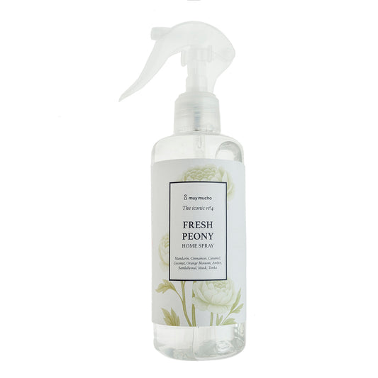Désodorisant PVC 250ml Spray Pivoine Fraîche