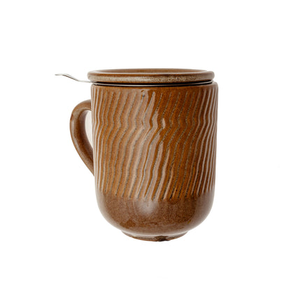 Mug infusiones gres turquesa