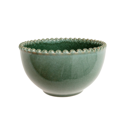 Bol gres esmaltado turquesa