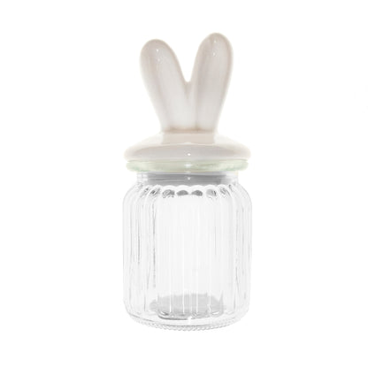 Tarro cristal blanco