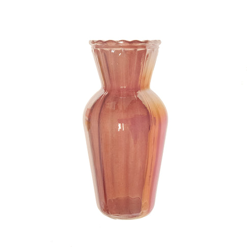 Jarron vidrio lacado selly violeta