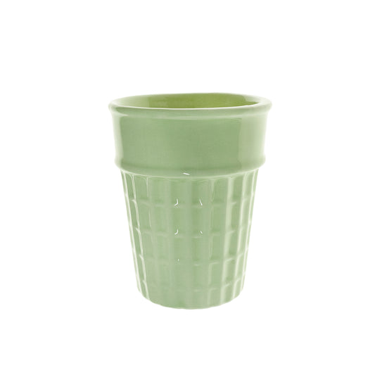Vaso plastico helado verde