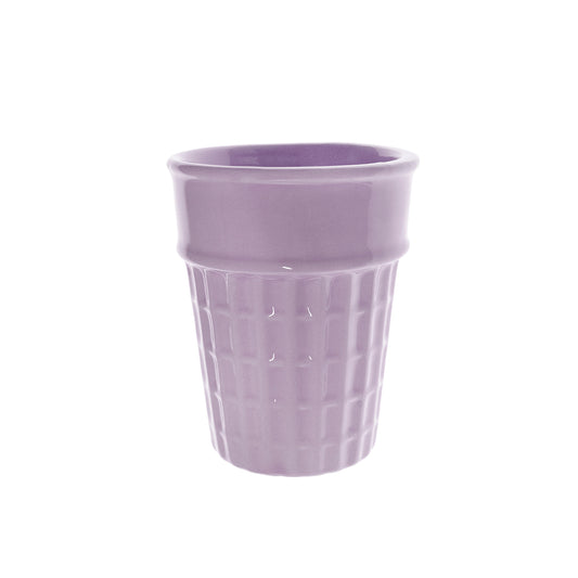 Vaso plastico helado violeta