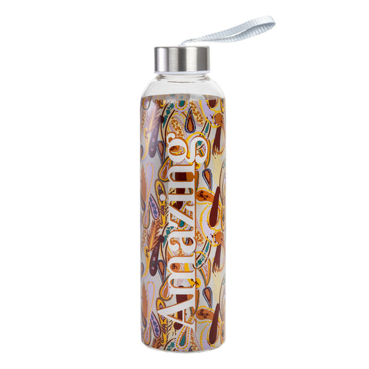 Botella borosilicato  550ml, marron
