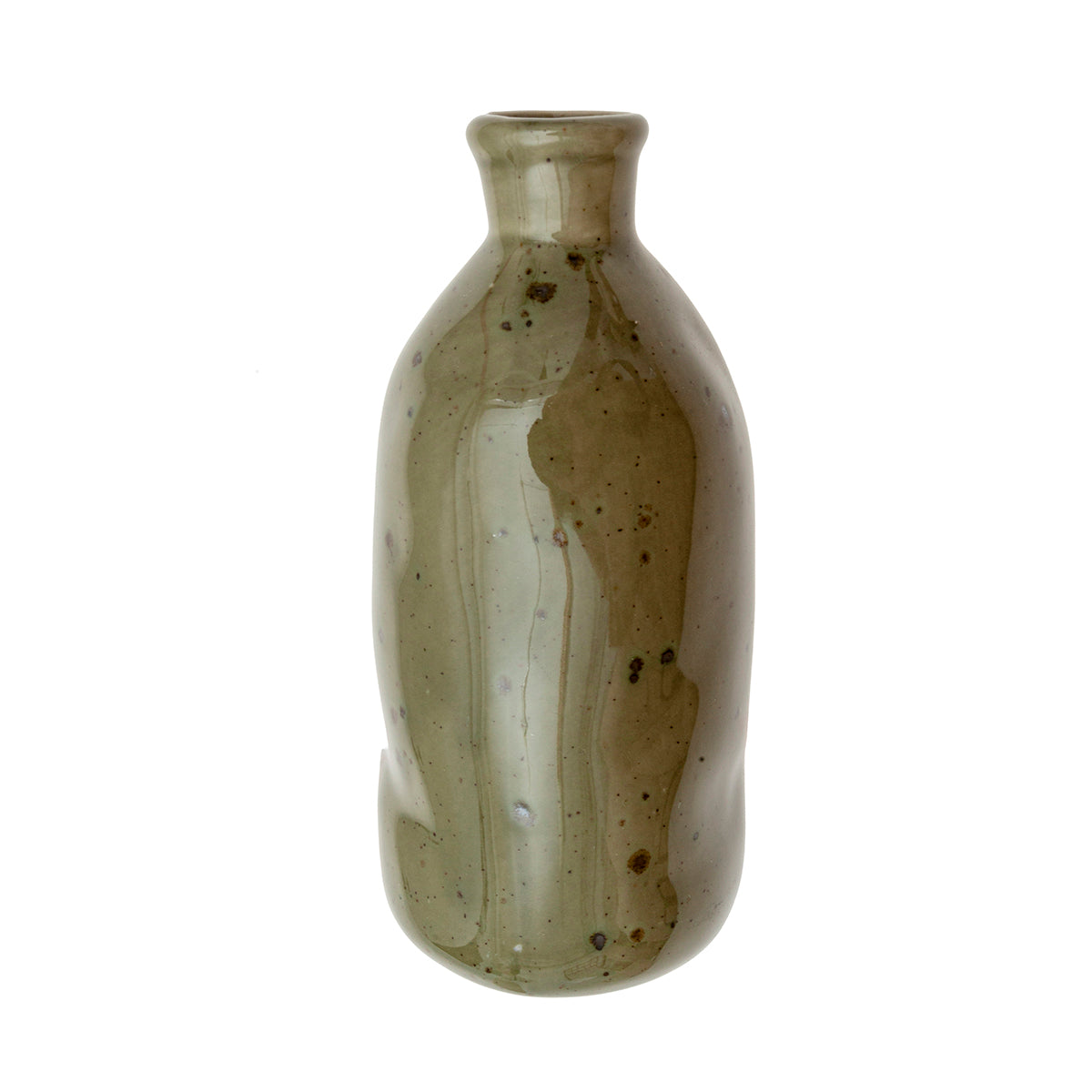 Vaso in porcellana verde