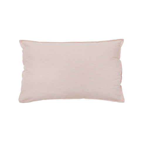 Cuscino in cotone liscio Rosa