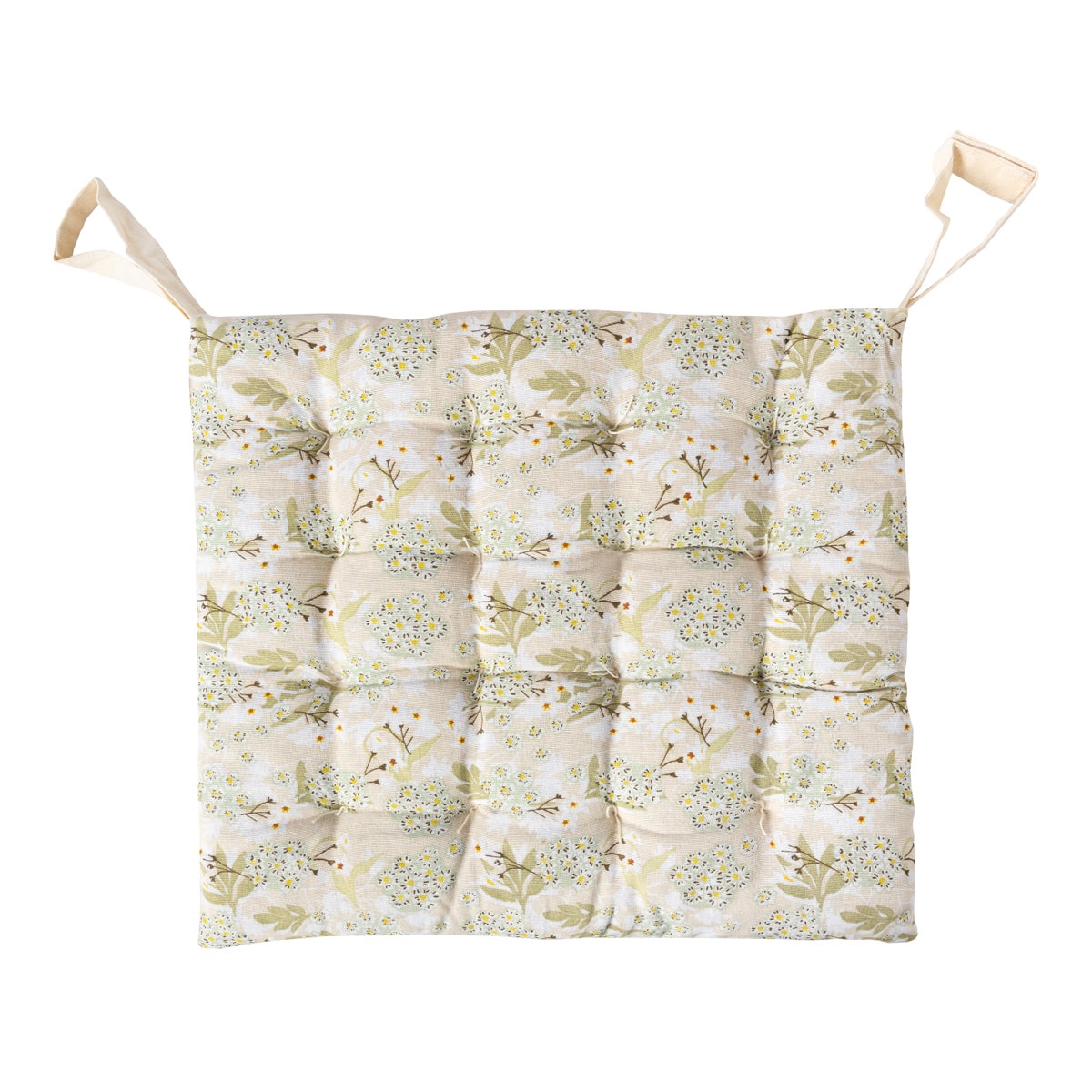 Coussin coton 40x40x4 630 gr clair
