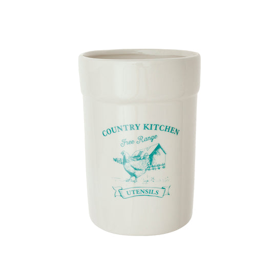 Bote utensilios dolomite  blanco