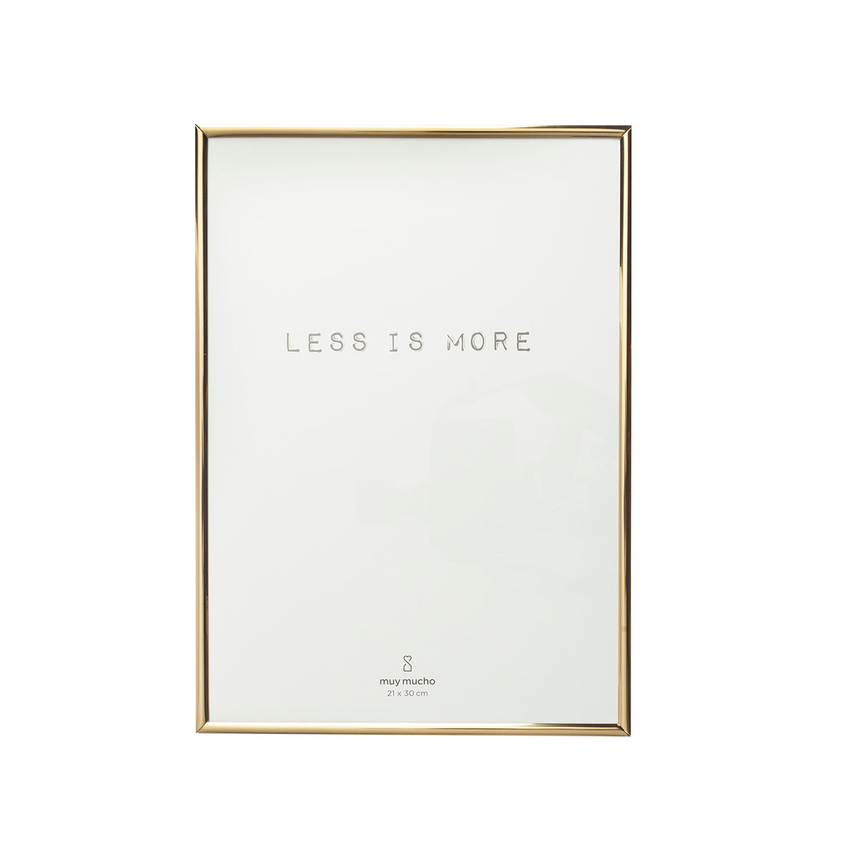 Photo frame 21x30 gold