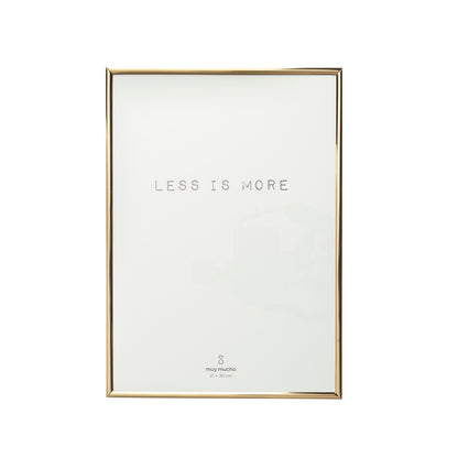 Photo frame 21x30 gold