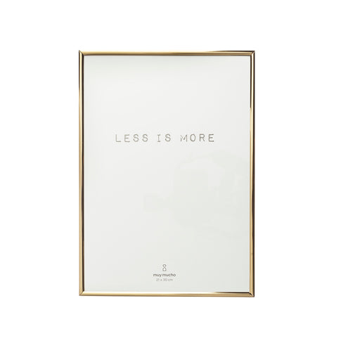 Photo frame 21x30 gold