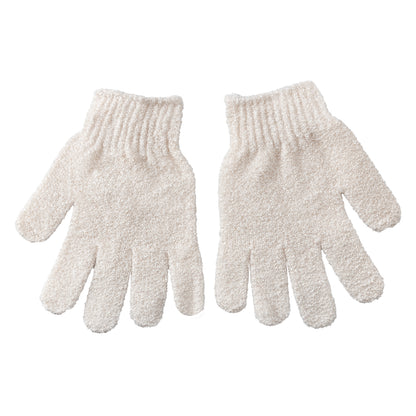 Set Handschuhe Polyester Peeling Dusche