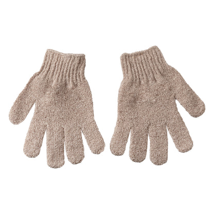 Set Handschuhe Polyester Peeling Dusche