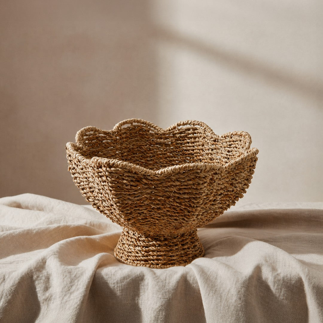 Panier Seagrass Marron