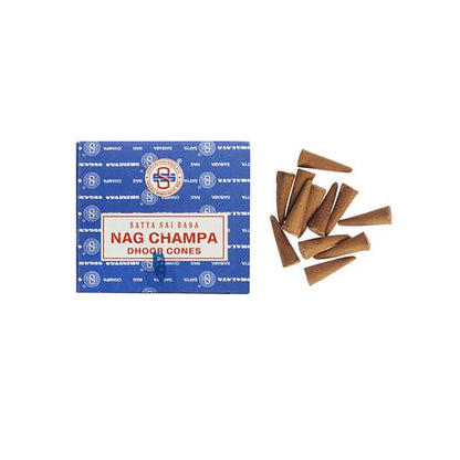 Wierookkegels nag champa Satya